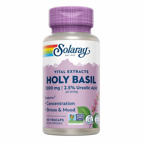Holy Basil 60 Veg Caps by Solaray