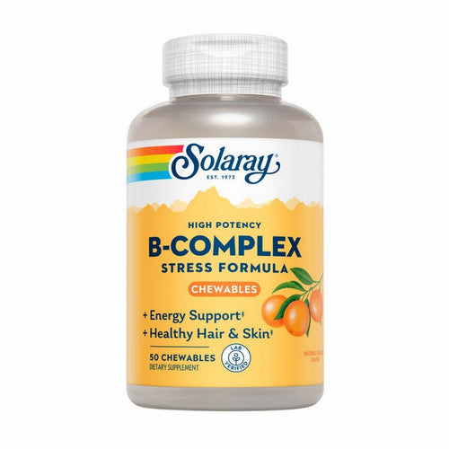 B-Complex Chewable Orange 50 Wafers by Solaray