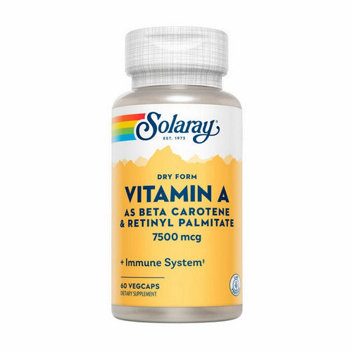 Dry Form Vitamin A 60 Veg Caps by Solaray