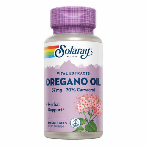 Vital Extracts Oregano Oil 60 Softgels by Solaray