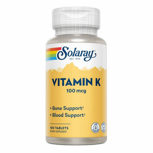 Vitamin K 100 Tabs by Solaray