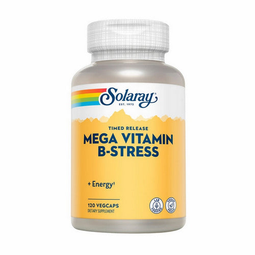 Mega Vitamin B-Stress Timed Release 120 Veg Caps by Solaray
