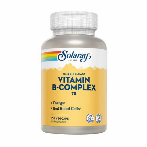 Vitamin B-Complex 75 Timed Release 100 Veg Caps by Solaray