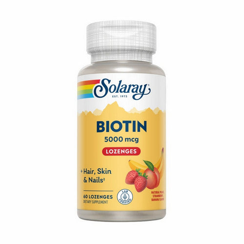 Biotin 60 Lozenges by Solaray