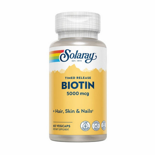 Biotin 60 Caps by Solaray