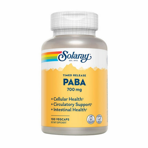 PABA 100 Caps by Solaray