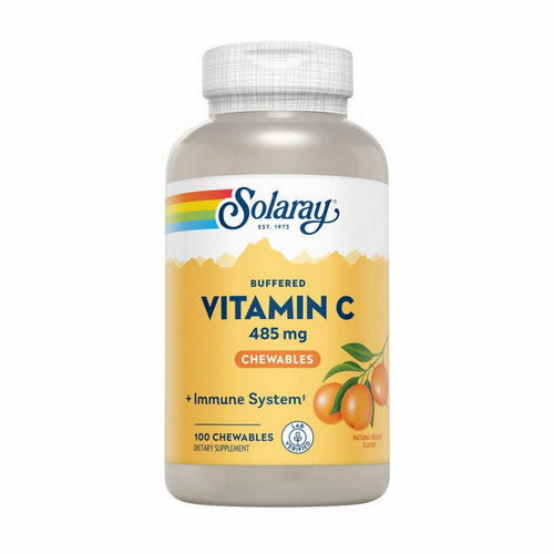 Vitamin C Chewable Orange 100 Wafers by Solaray