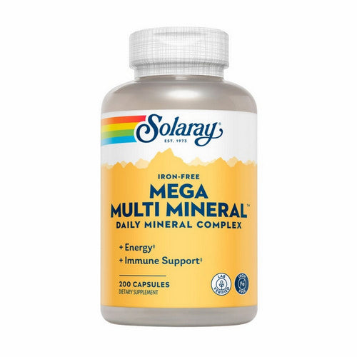 Mega Multi Mineral Iron Free 200 Caps by Solaray