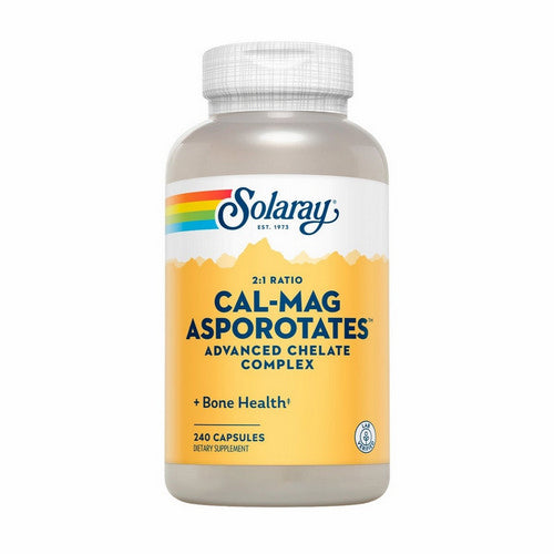 2:1 Ratio Calcium Magnesium Asporotates 240 Caps by Solaray