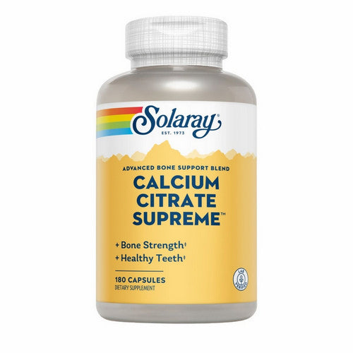 Calcium Citrate Supreme 180Caps by Solaray