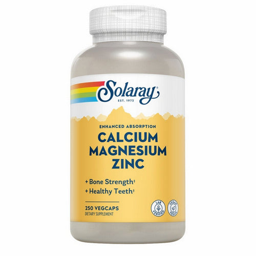 Calcium Magnesium Zinc 250 Veg Caps by Solaray