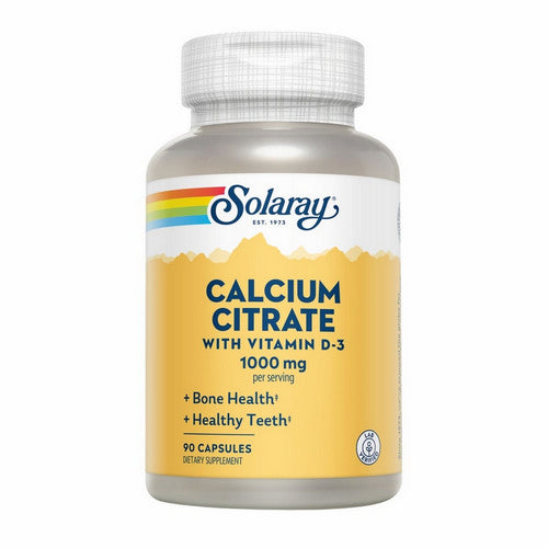  Calcium Citrate With Vitamin D-3 90 Caps by Solaray
