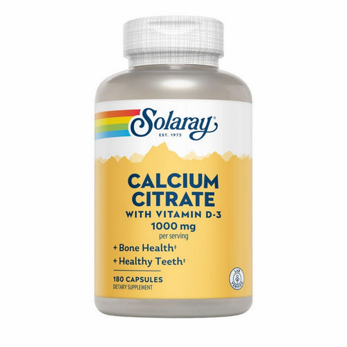 Calcium Citrate 180 Caps by Solaray