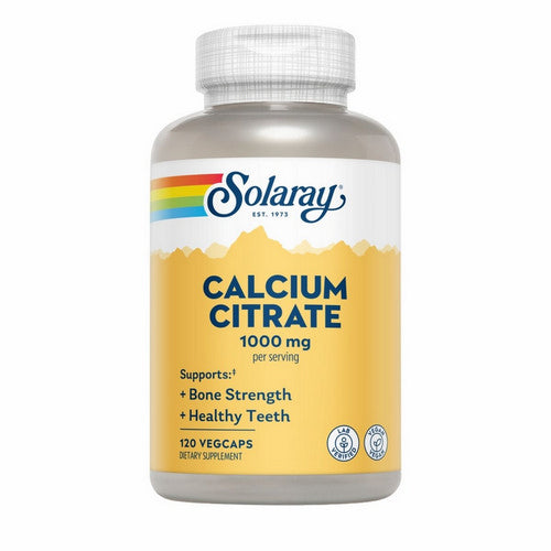 Calcium Citrate 120 Caps by Solaray