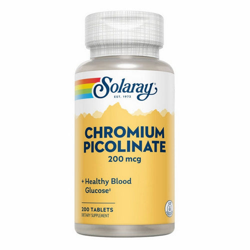 Chromium Picolinate 200 Tabs by Solaray