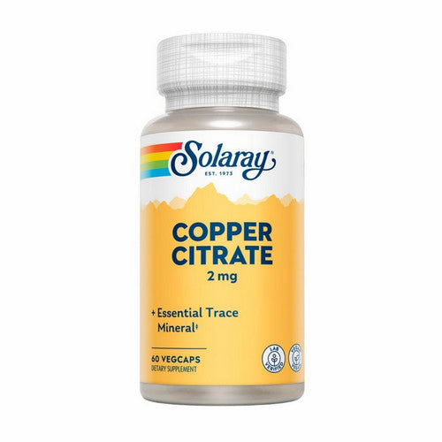 Copper Citrate 60 Caps by Solaray