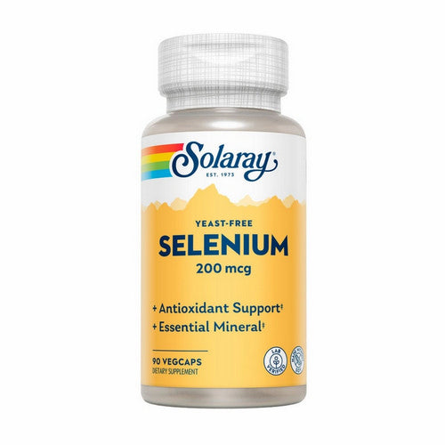 Selenium Yeast Free 90 Veg Caps by Solaray