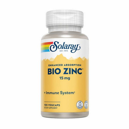Bio Zinc 100 Veg Caps by Solaray