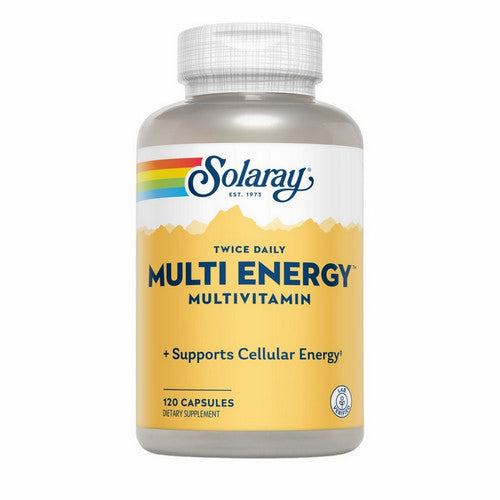 Twice Daily Multi Energy Iron-Free 120 Caps by Solaray