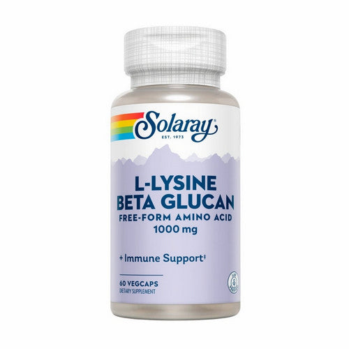 L-Lysine Beta Glucan 60 Veg Caps by Solaray