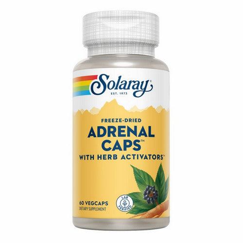 Freeze-Dried Adrenal Caps With Herb Activators 60 Veg Caps by Solaray