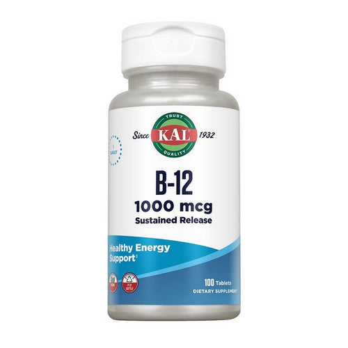B-12 Sustained Release 100 Tabs by Kal