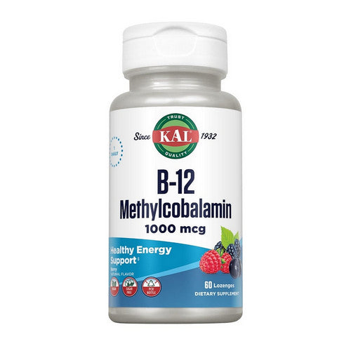 B-12 Methylcobalamin 60 Lozenges by Kal
