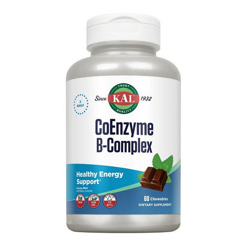Coenzyme B-Complex Cocoa Mint 60 Chews by Kal