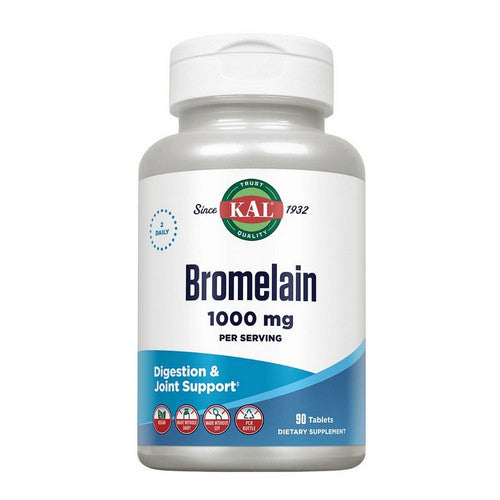 Bromelain 90 Tablets by Kal