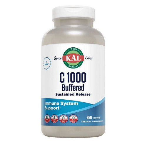 C 1000 Sustained Release Buffered 250 Tabs by Kal