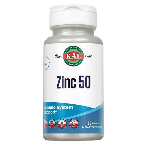 Zinc 50 60 Tabs by Kal