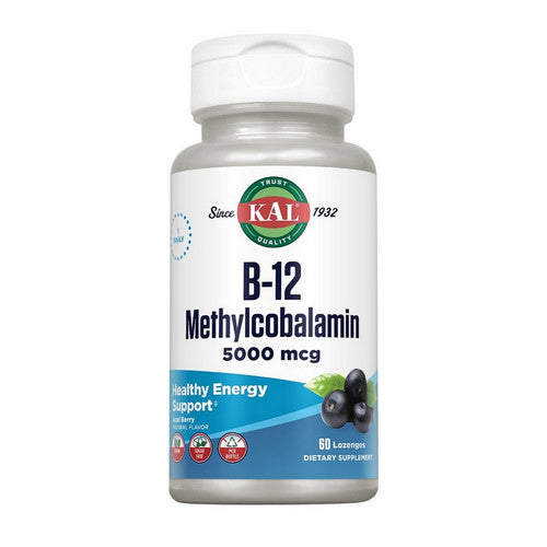 B-12 Methylcobalamin 60 Lozenges by Kal