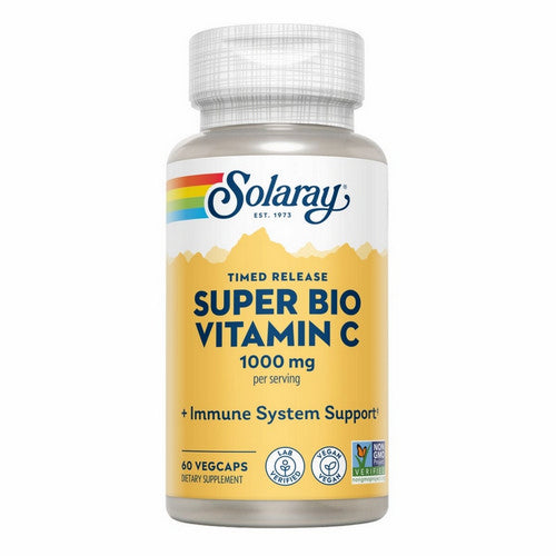 Super Bio C Buffered 60 Caps by Solaray