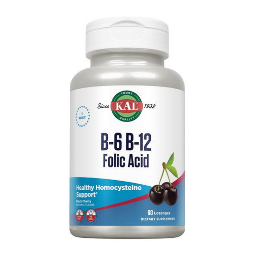 B-6, B-12, Folic Acid 60 Lozenges by Kal
