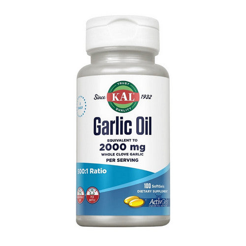 Garlic Oil 1500 100 Softgels by Kal