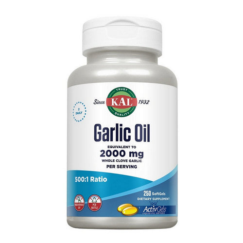 Garlic Oil 1500 250 Softgels by Kal
