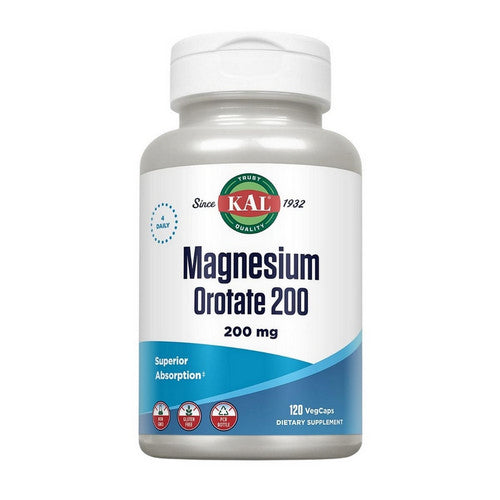 Magnesium Orotate 200 120 Veg Caps by Kal