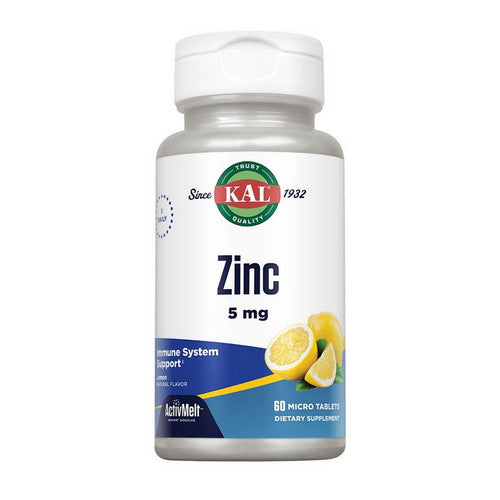Zinc Lemon 60 Tabs by Kal