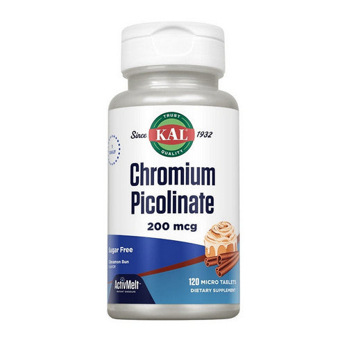 Chromium Picolinate ActivMelt Cinnamon Bun 120 Micro Tabs by Kal