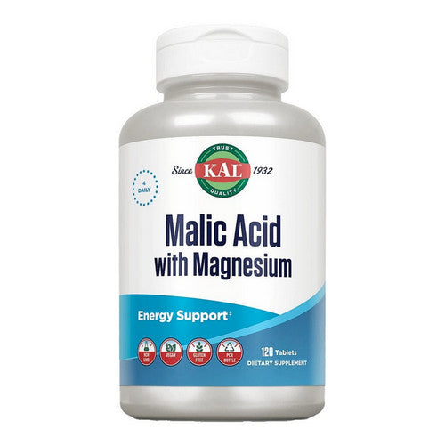 Malic Acid With Magnesium 120 Tabs by Kal