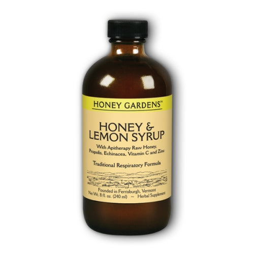 Honey & Lemon Syrup 8 oz by Honey Gardens