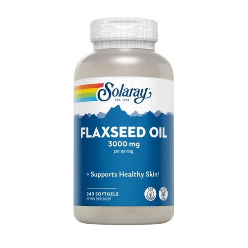 Flaxseed Oil 240 Softgels by Solaray
