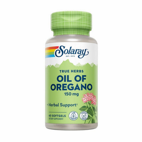 True Herbs Oil Of Oregano 60 Softgels by Solaray