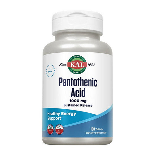 Pantothenic Acid 100 Tabs by Kal