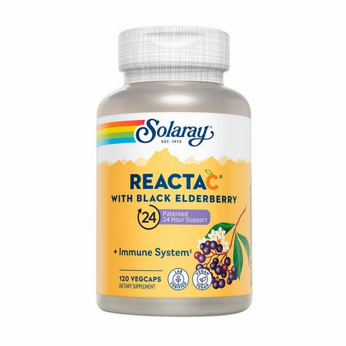 Reacta-C + Elderberry 120 Caps by Solaray
