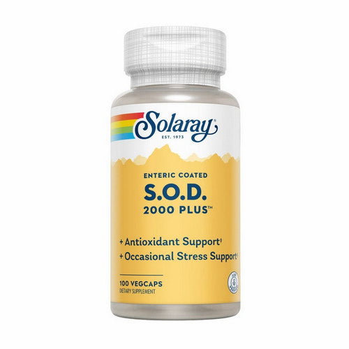 Enteric Coated S.O.D. 2000 Plus 100 Veg Caps by Solaray