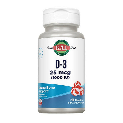 D-3 Chewable 200 Chews by Kal