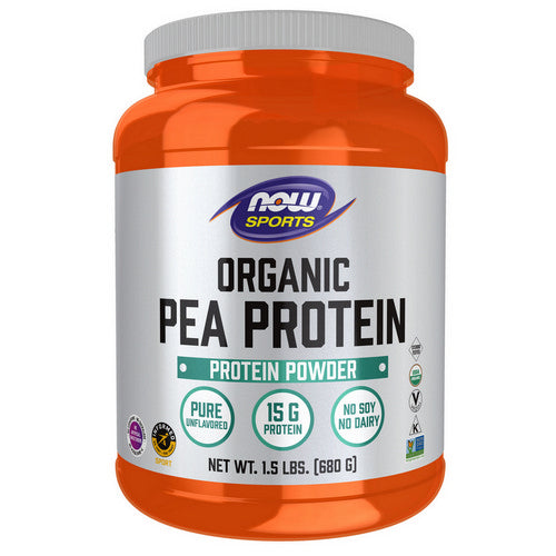 Organic Pea Protein 1.5 lbs by Now Foods