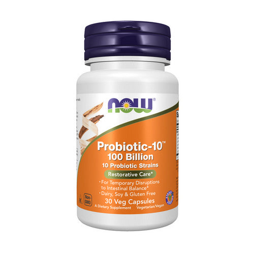Probiotic-10 100 Billion, 30 Vcaps by Now Foods
