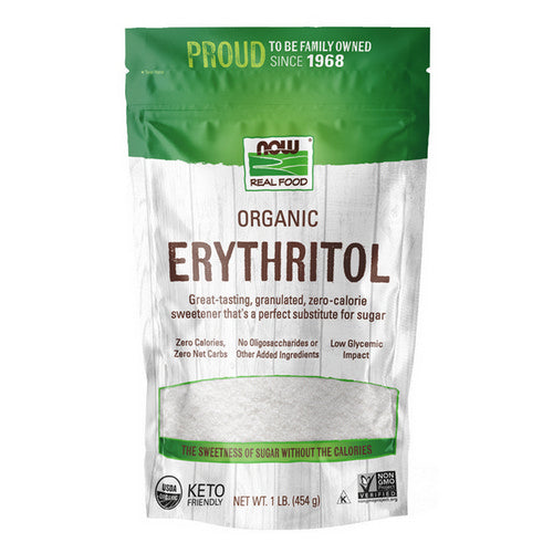 Organic Erythritol 1 lbs by Now Foods
